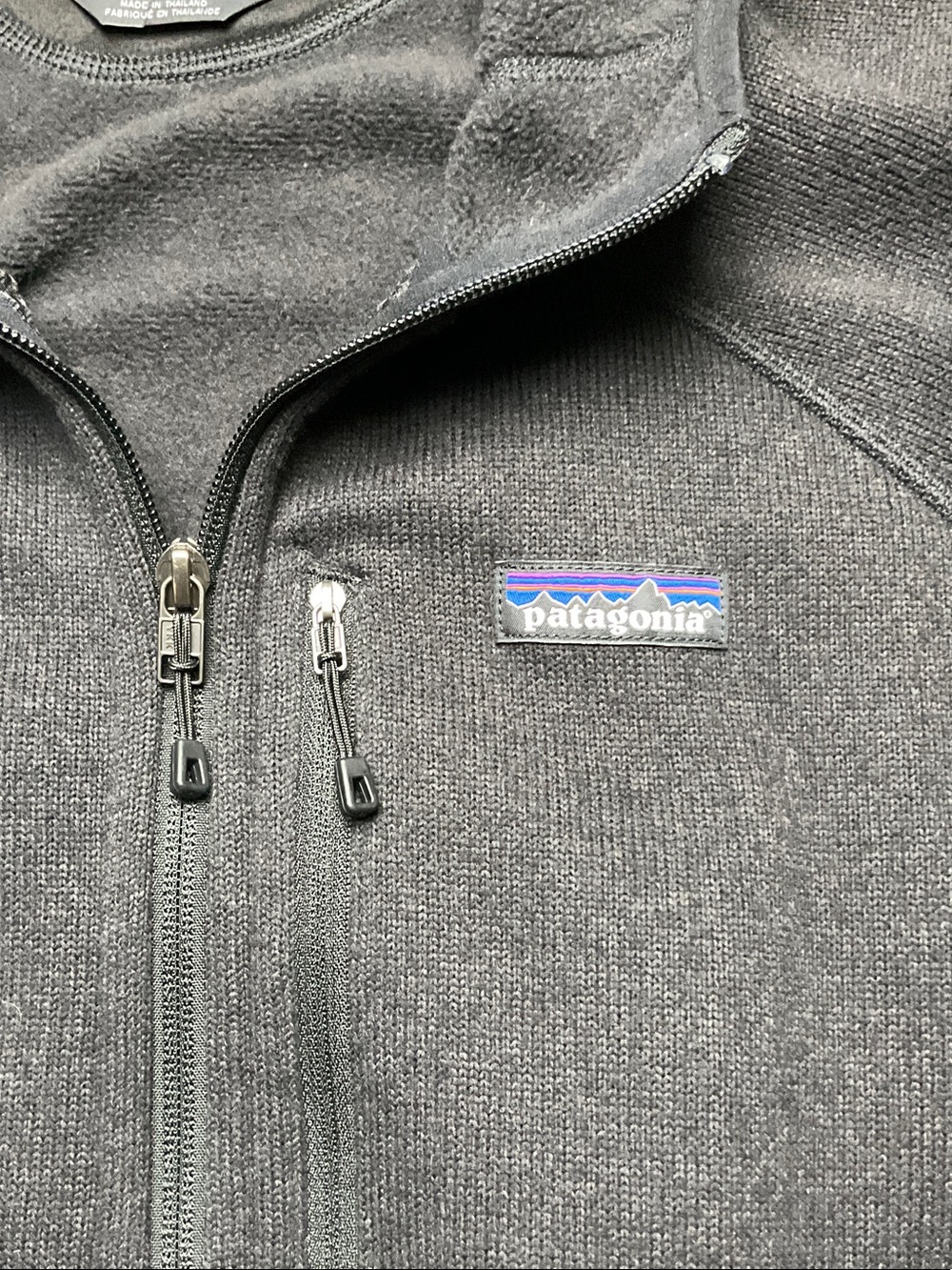 Patagonia Black M's Performance Better Sweater Hoody Size Large *Embroidery - Picture 6 of 16